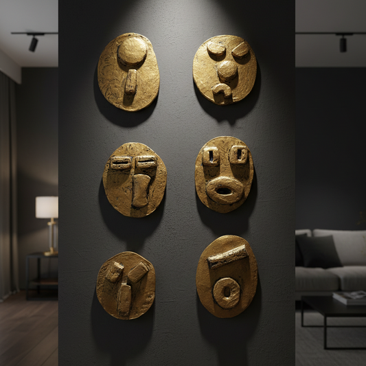 Antología de Rostros – Serie Abstracta (Set de 6)