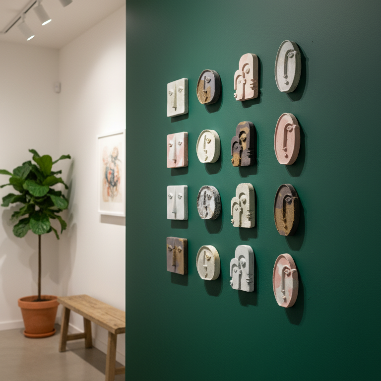 Mural de Rostros – Serie Abstracta