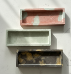 Bandeja Minimal Rectangular en Concreto