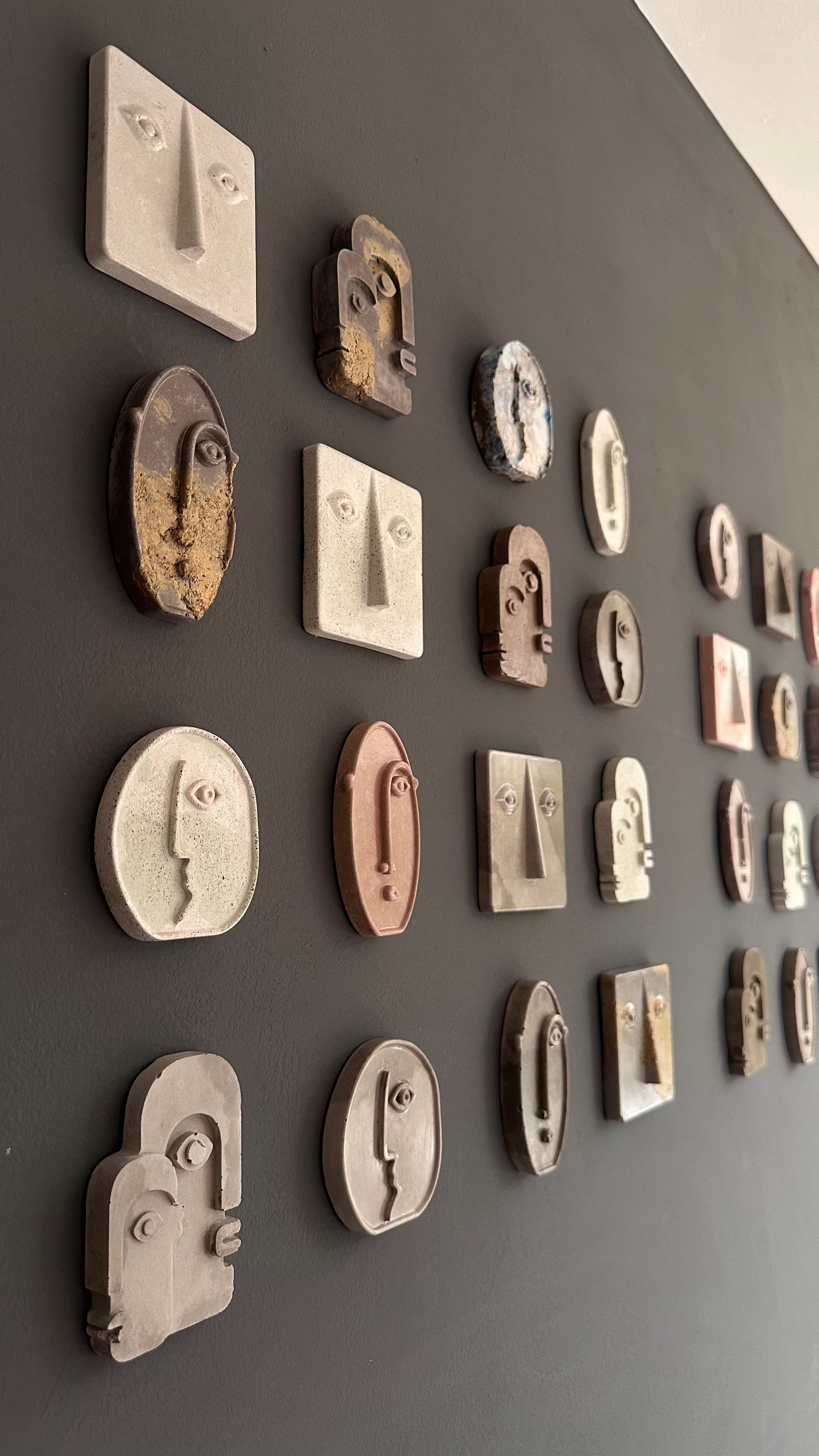 Mural de Rostros – Serie Abstracta