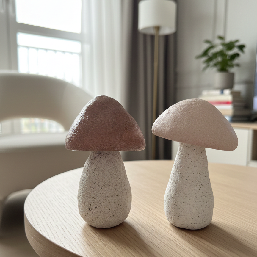 Set de 2 Hongos Decorativos “Lili”