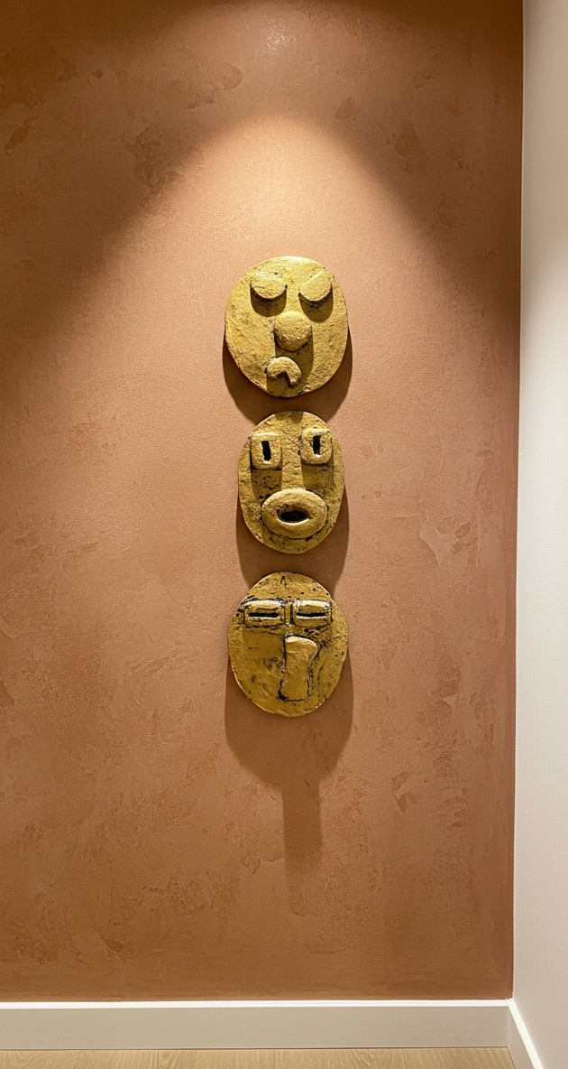 Tríptico de Concreto: Diálogo de Rostros